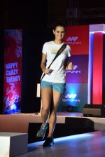 Model endorses footwear in Mumbai on 26th Feb 2015